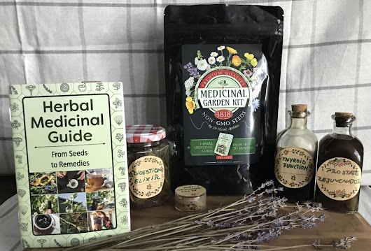 How can I grow a medicinal garden in my backyard?